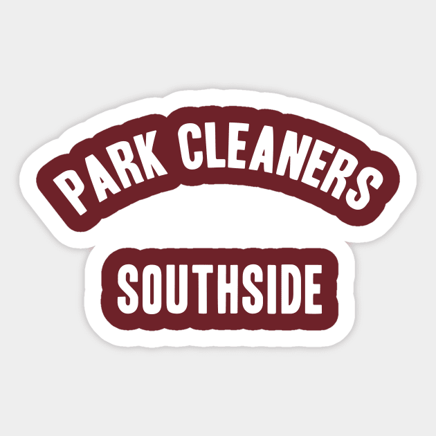 Park Cleaners Donnie's Bowling Team Uniform Sticker by GIANTSTEPDESIGN